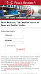 Mobile Screenshot of peaceresearch.ca